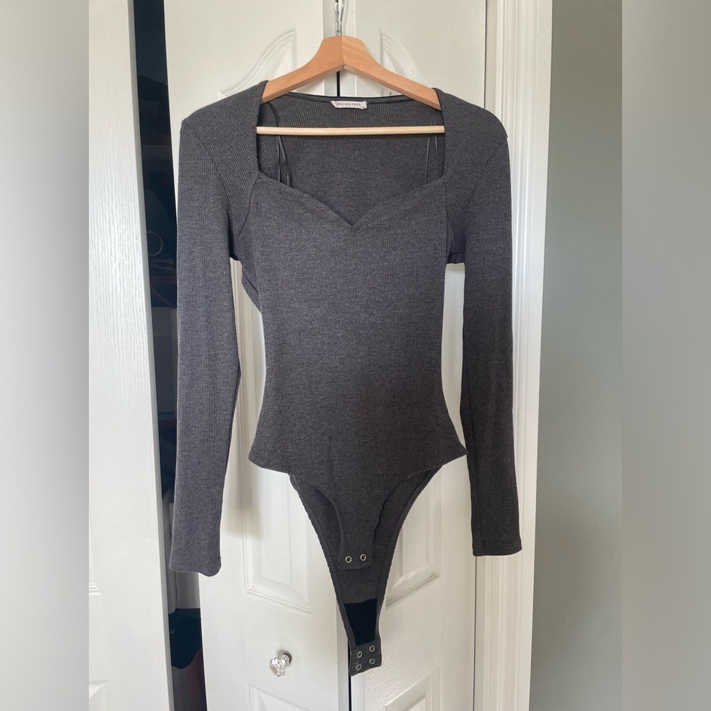 Avec Les Filles Long Sleeve Bodysuit